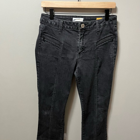 Pilcro Women’s Y2K High Waisted Black Flare Jeans size 30 - Picture 2 of 6